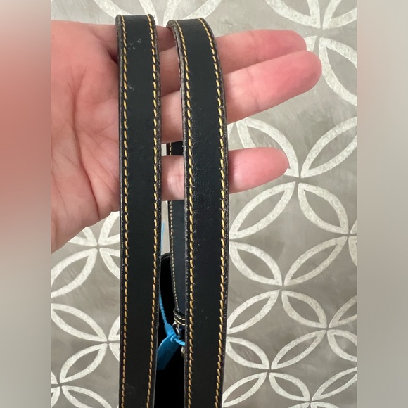 Christian Dior Denim Dark Blue/Grey Oblique &  Leather Tote - Picture 5 of 15